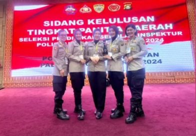 Personel polwan kesatuan Bidhumas Mapolda Sumsel lulus pendidikan (SIP) angkatan 53 tahun 2024