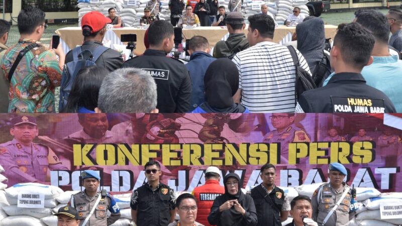 Ditreskrimsus Polda Jabar Ungkap Kasus Tindak Pidana Puluhan Ton Pupuk Palsu 