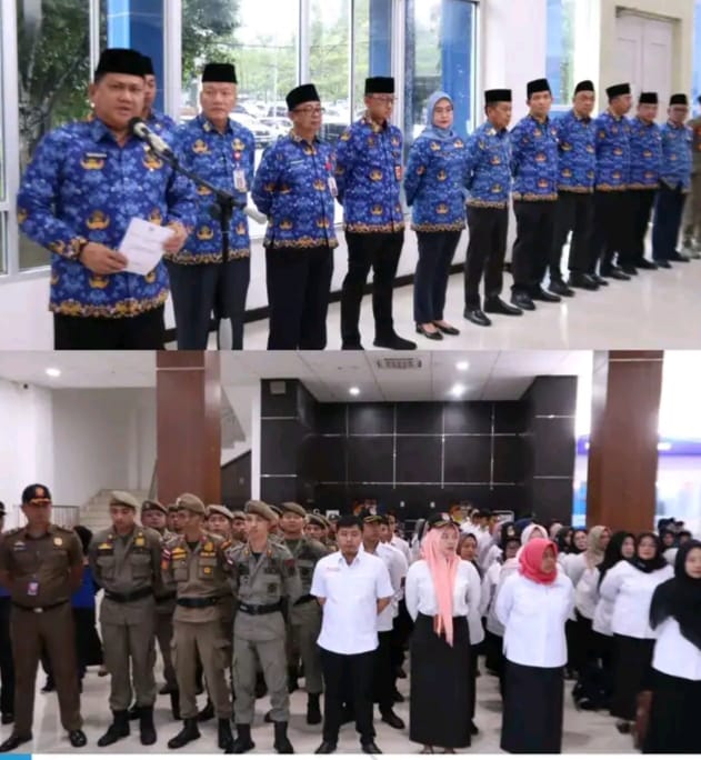 Pj Wako Lubuklinggau Pimpin Apel Pembinaan Netralitas ASN 