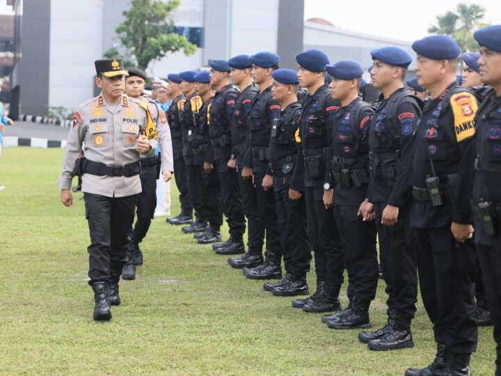 Kapolda Sumsel Apelkan 1471 Personel Persiapan Pengamanan Pengawalan Tahap Pungut dan Hitung Suara