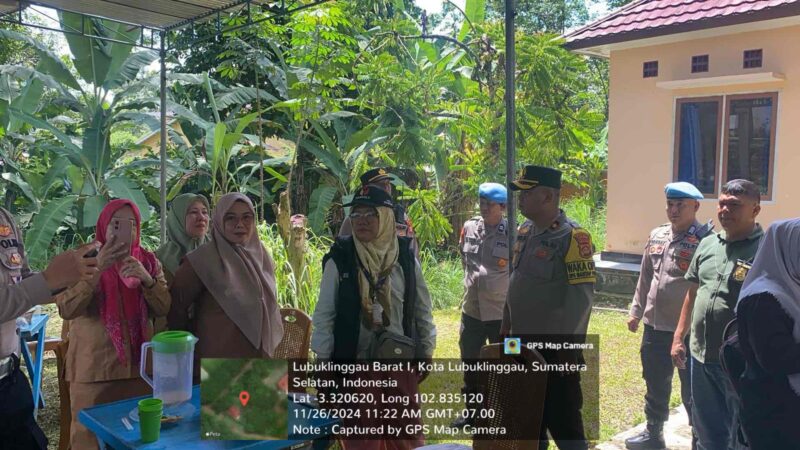 Wakapolres Kompol H.Assp Supriadi Pantau Penyaluran Distribusi Logistik Kebutuhan Di Sejumlah TPS