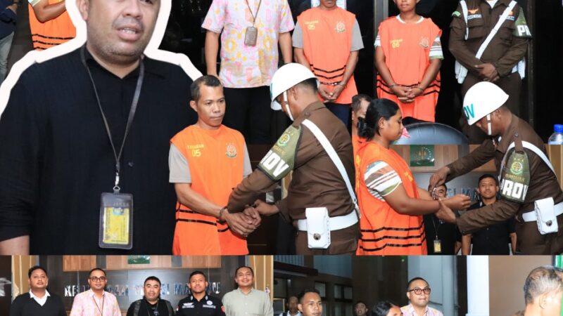 Cabjari Wonreli Terima Tahap ll Berkas Perkara Korupsi ADD/DD Wonreli Dari Polres MBD