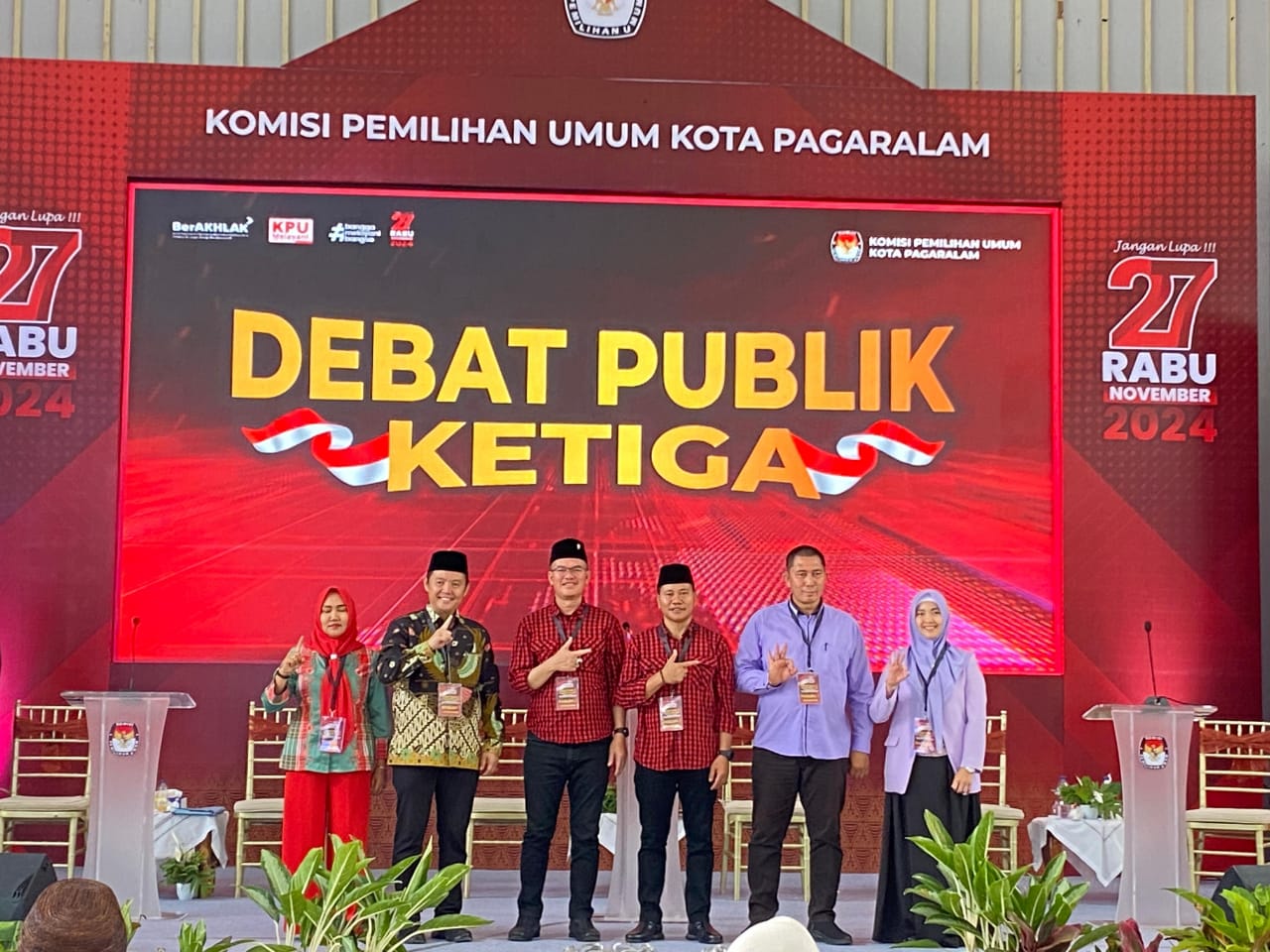 Menguasai Materi Debat, Paslon Alpian Maskoni – Alfikrianyah (ALAF) Layak Pimpin Kota Pagaralam  2024- 2029