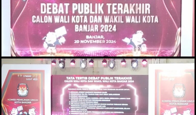 Debat Terakhir Walikota Dan Wakil Walikota Banjar,