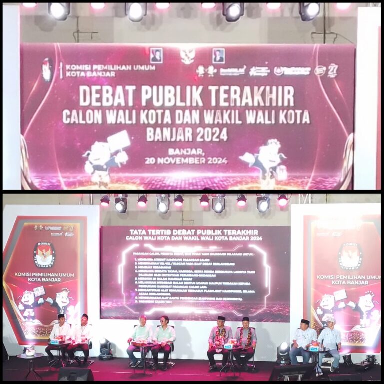 Debat Terakhir Walikota Dan Wakil Walikota Banjar,