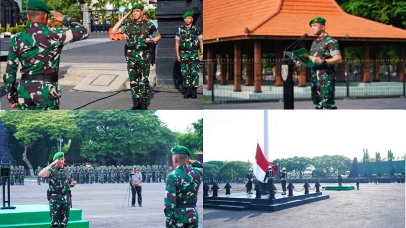 Pangdam V/Brawijaya Pimpin Upacara Bendera, Serukan Netralitas TNI AD