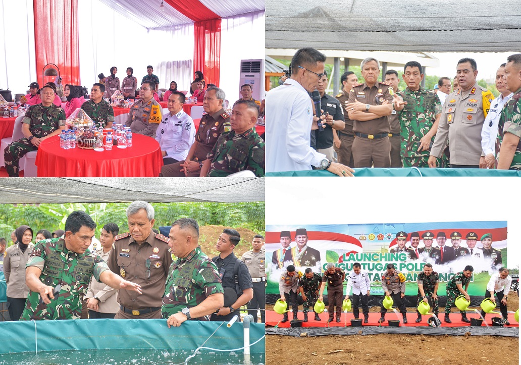 Kasdam I/BB Hadiri Launching Gugus Tugas Polri Mendukung Ketahanan Pangan di Polda Sumut