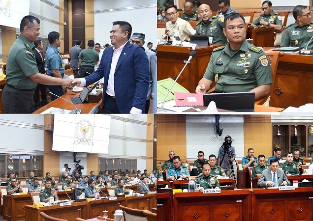 Wakasad Dampingi Menhan RI Rapat Kerja Dengan Komisi I DPR RI Bahas Strategi Pertahanan 2025