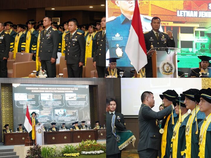 Wakasad Wisuda 210 Perwira Lulusan Magister Terapan Militer Operasi Darat