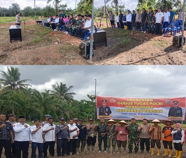 Babinsa Koramil 04/Labuhanbilik Hadiri Launching Gugus Tugas Polri Mendukung Ketahanan Pangan