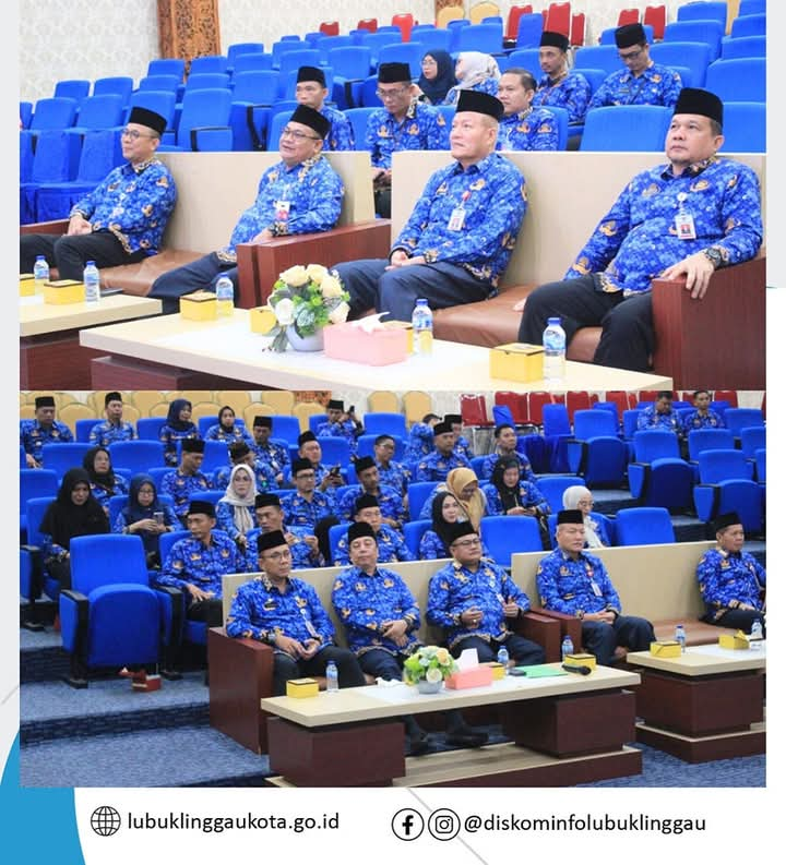 Sekda dan Jajaran Pemkot Hadiri Peringatan HUT ke-53 Korpri  *Via Zoom Meeting