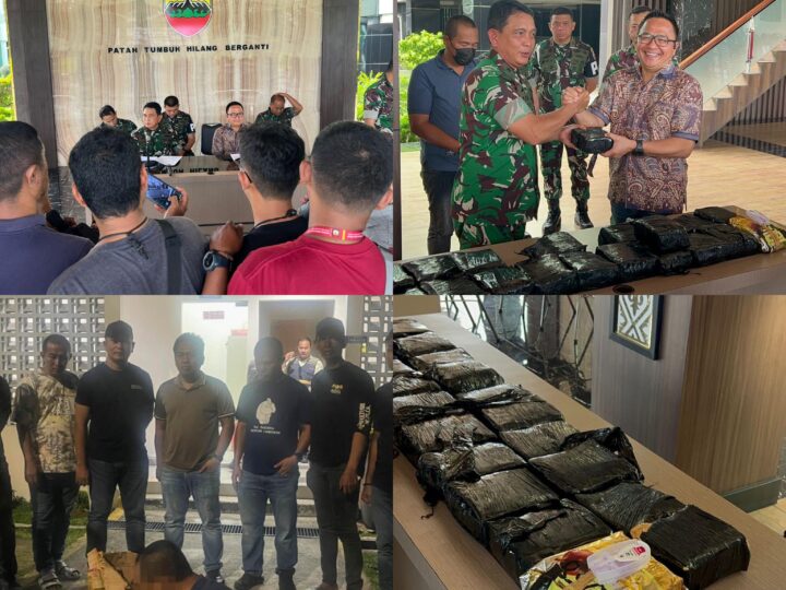 Brantas Peredaran Narkoba, Detasemen Intelijen Kodam I/BB Berhasil Tangkap Kurir Sabu, BB 20 Kg di Amankan