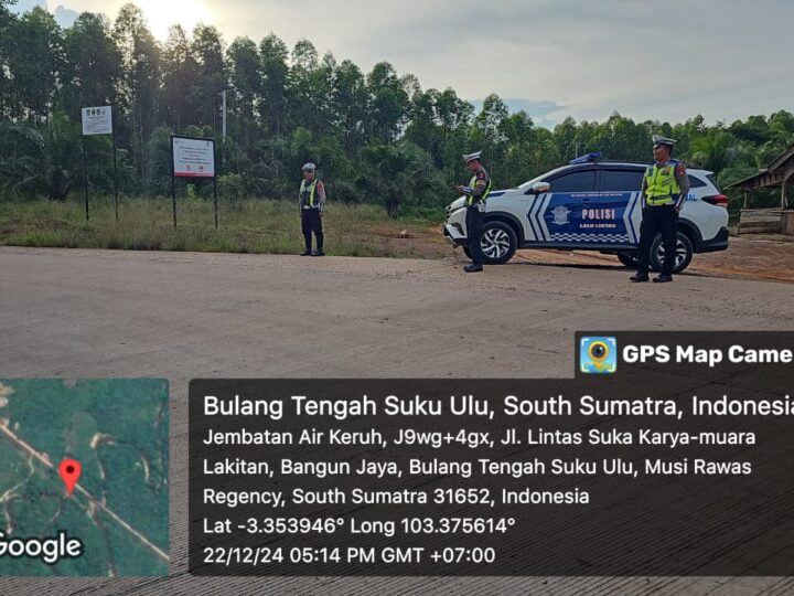 Pastikan Libur Nataru Aman dan Lancar, Satlantas Polres Musi Rawas Laksanakan Patroli Rutin