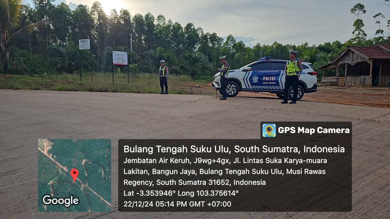 Pastikan Libur Nataru Aman dan Lancar, Satlantas Polres Musi Rawas Laksanakan Patroli Rutin