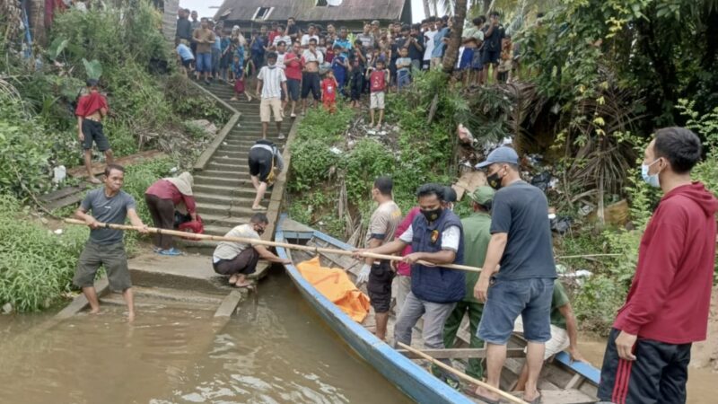 Diduga Tidak Bisa Berenang, Tim Indentifikasi Polres Musi Rawas Bantu Evakuasi Korban Tenggelam di Sungai Lakitan