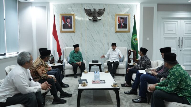 Menag dan Ketua Majelis Amanah Mathla’ul Anwar Bahas Sinergi Penguatan Pendidikan Agama