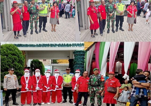 Babinsa Koramil13/AN Melakukan Pengamanan Natal Di Gereja GMI Ellohim  Aek Nabara