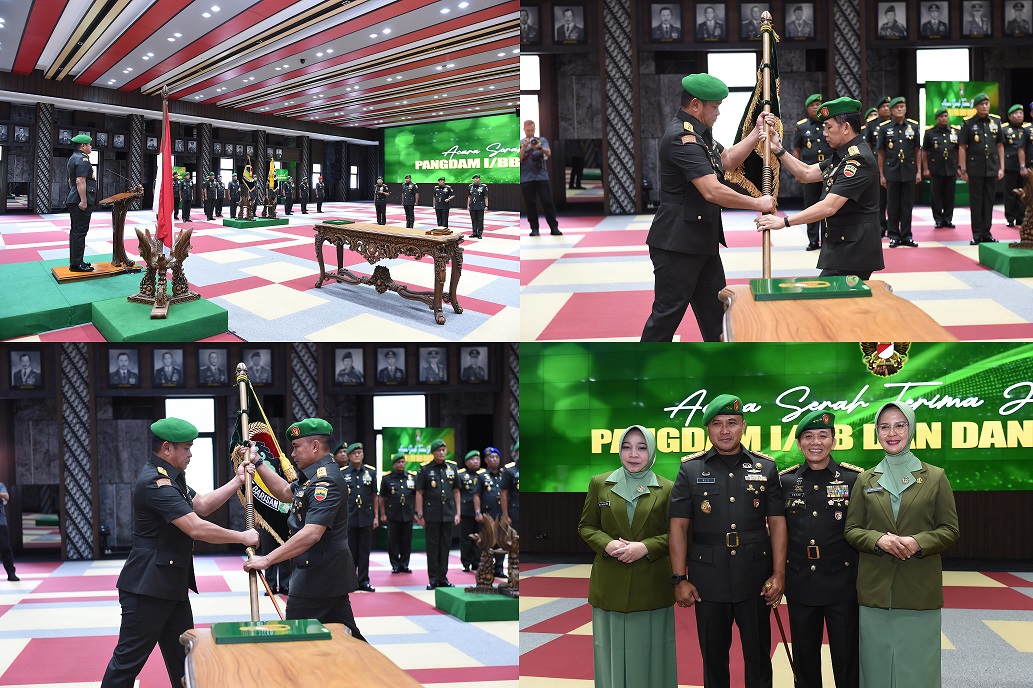 Pangdam I/BB Resmi Dijabat Mayjen TNI Rio Firdianto