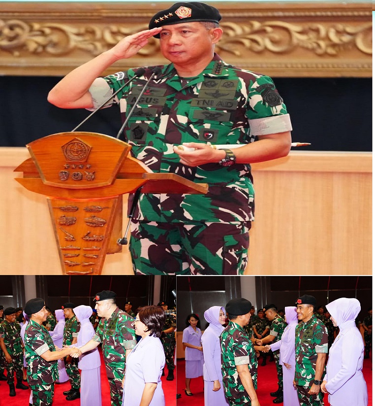 Panglima TNI Terima Laporan Korps Kenaikan Pangkat 16 Perwira Tinggi TNI