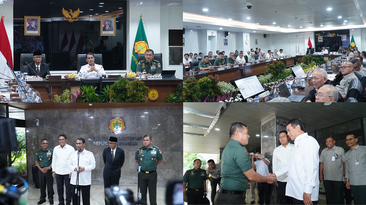 Hadiri Rapat Koordinasi, Kasad Siap Dukung Penuh Program Swasembada Pangan