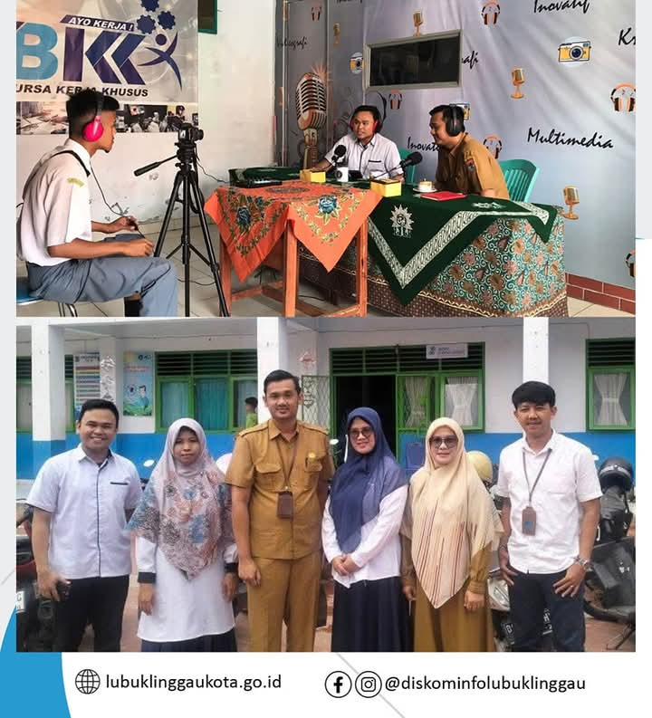 Kabid Telematika Diskominfo Hadiri Launching Podcast SMK Muhammadiyah