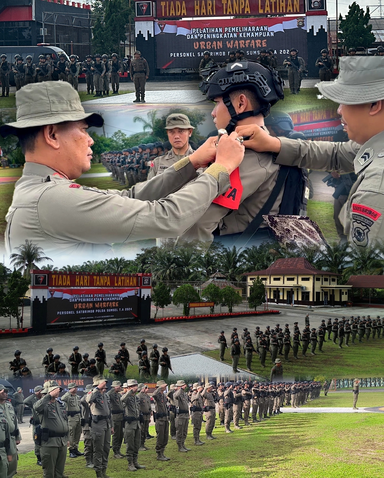 Batalyon B Pelopor Brimob Polda Sumsel Laksanakan Upacara Pembukaan Harkatpuan Urban Warfare, Siap Hadapi Tantangan Medan Perkotaan