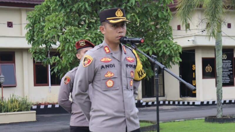 Pimpin Apel Perdana di Tahun 2025, Kapolres Musi Rawas : Tingkatkan Kinerja, Lakukan Patroli Rutin dan Tingkatkan Kepercayaan Masyarakat 