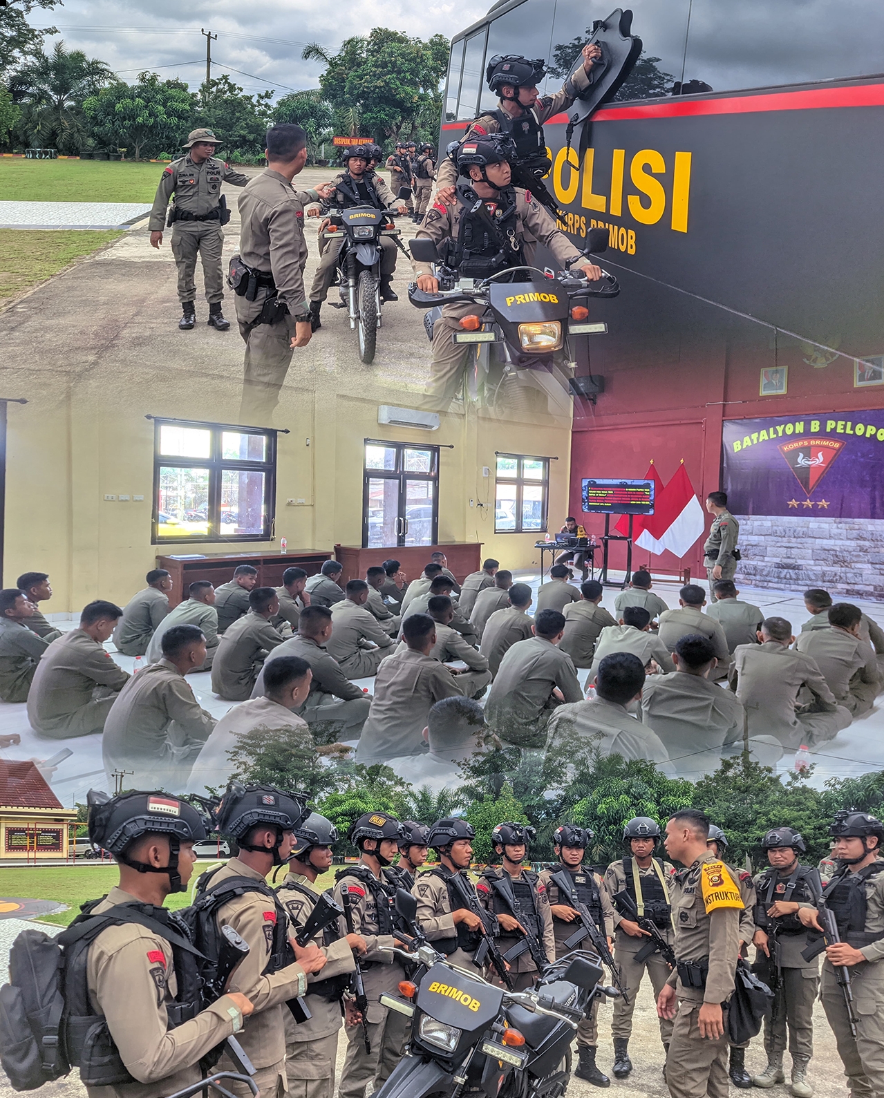 Batalyon B Pelopor Brimob Polda Sumsel Laksanakan Latihan Urban Warfare, Siap Hadapi Tantangan Medan Perkotaan