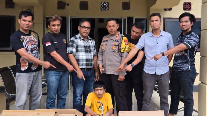 Tim “Labi” Polsek Muara Beliti Polres Musi Rawas Ringkus Pembobol Kantor KUA TPK