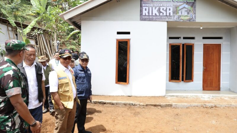 BNPB Kawal Pembangunan Hunian Tetap Pascabencana di Sukabumi