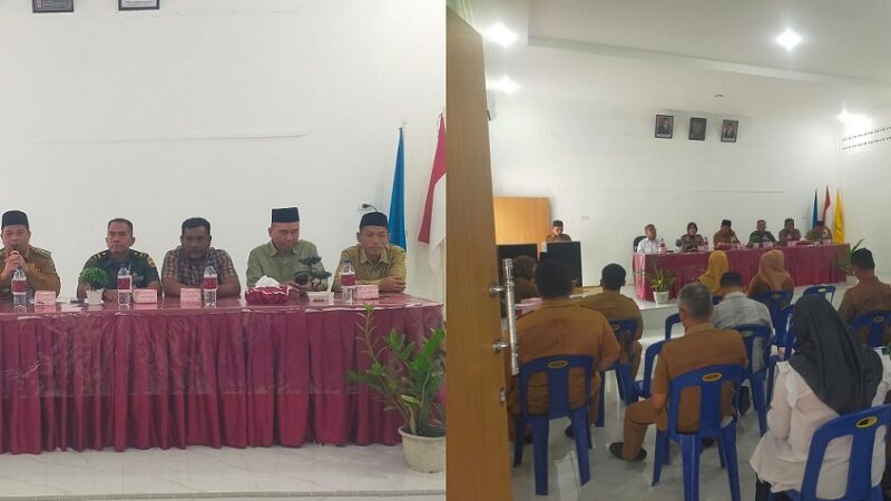 Dalam meningkatkan Keimanan dan Ketaqwaan, Personel Koramil 07/AKB Ikut Rapat Rencana MTQ