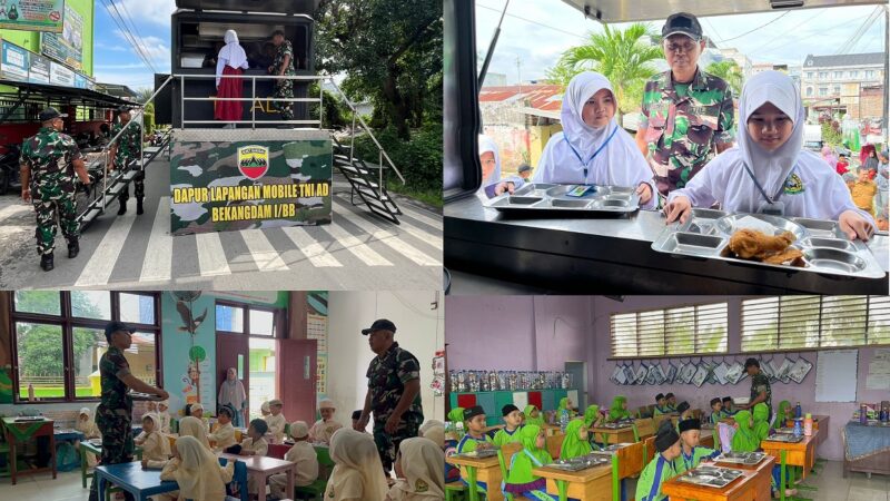 Kodam I/BB Dukung Generasi Sehat melalui Program Makan Sehat Bergizi di Medan Barat