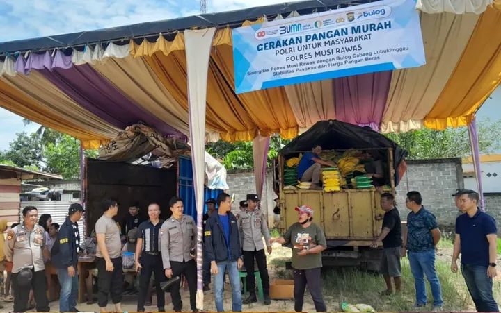 Disperindagsar Kabupaten Musi Rawas Gelar Operasi Pasar Murah