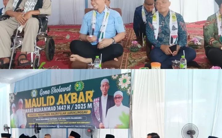 Wali Kota Hadiri Maulid Akbar di Ponpes Mazro’ Illah, Dorong Lubuk Linggau Jadi Kota Santri