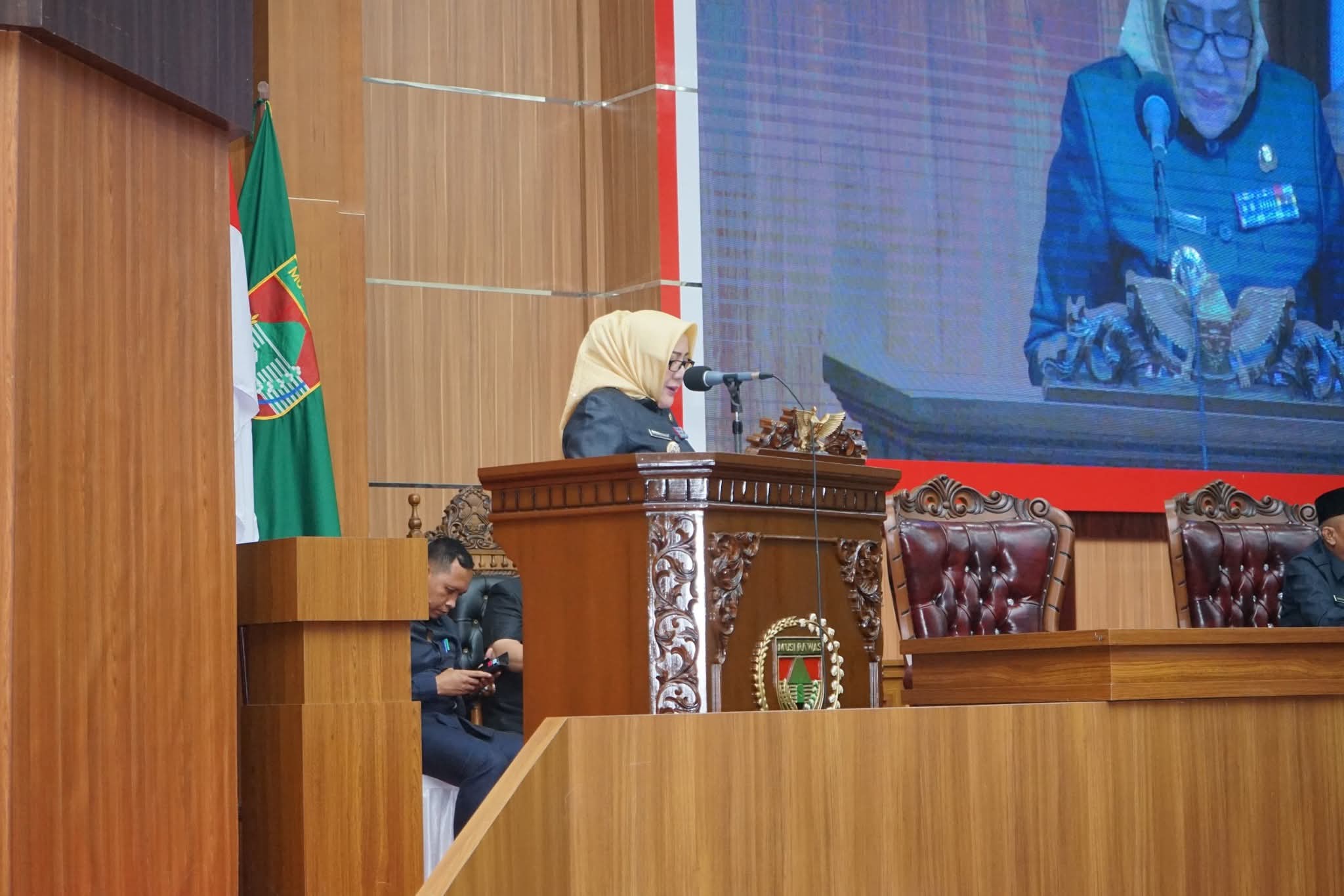 Rapat Paripurna DPRD Kabupaten Musirawas, Bahas Jawaban Eksekutif atas Pandangan Fraksi Terkait APBD 2026