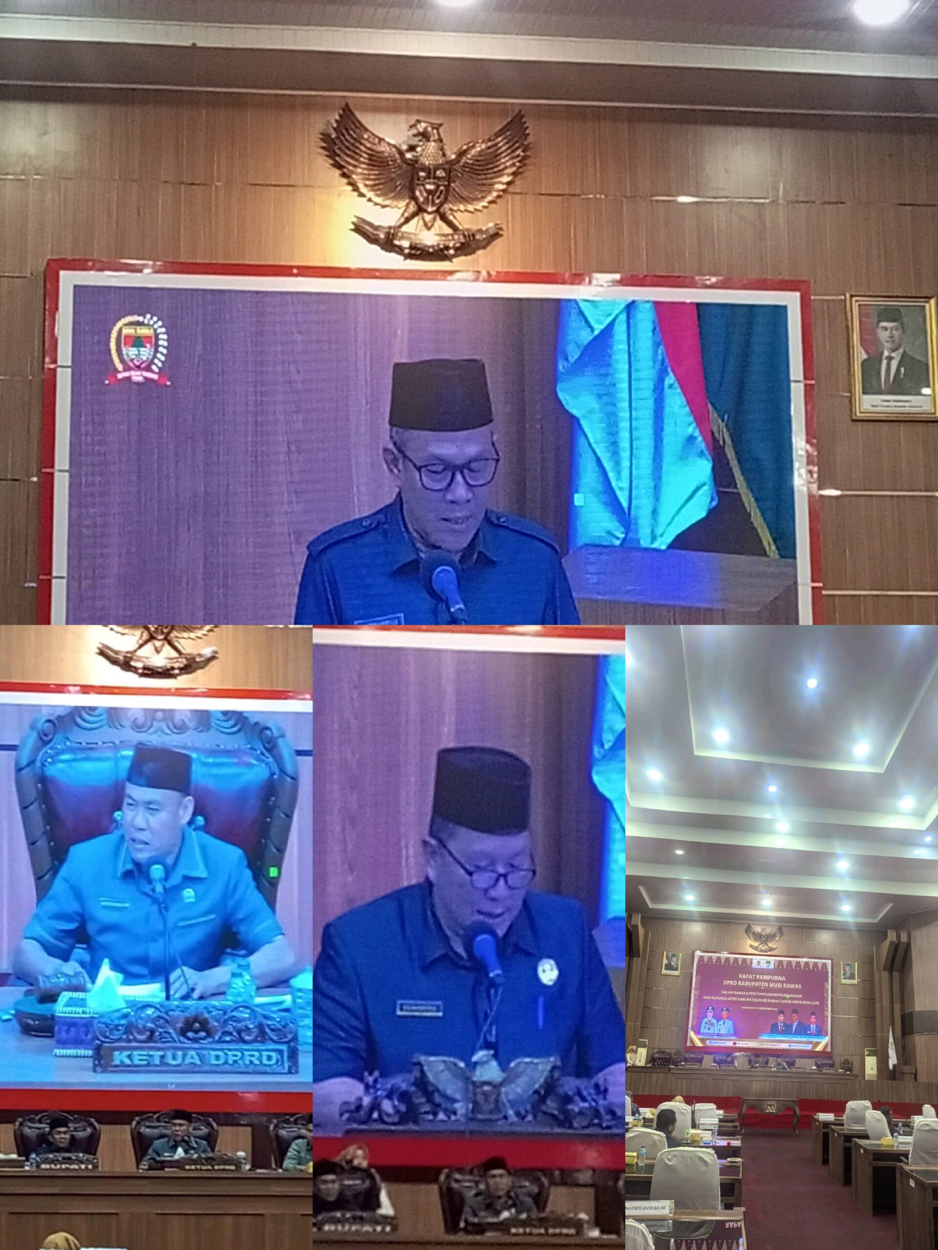 DPRD Musi Rawas Gelar Rapat Paripurna, Wakil Bupati Suprayitno Sampaikan Nota Keuangan dan Raperda APBD 2026