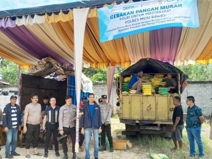 Kembali 20 Ton Beras GPM Ludes Terjual di Kecamatan Muara Lakitan, Sinergi Polres Musi Rawas Bersama Polsek Muara Lakitan dan Bulog Cabang Lubuklinggau