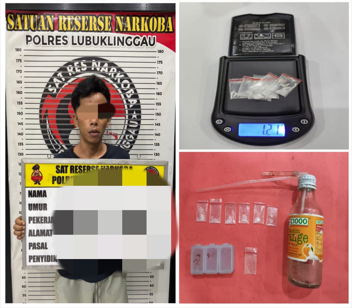 Satresnarkoba  Polres Lubuk Linggau kembali Memberantas Peredaran Narkoba. Di Kelurahan Marga Bhakti 