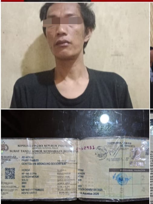 Nekat Seorang Anak Yang Tega Mencuri Motor Milik Orang Tuanya Sendiri Berakhir di Tangan  Polsek Lubuk Linggau Barat I