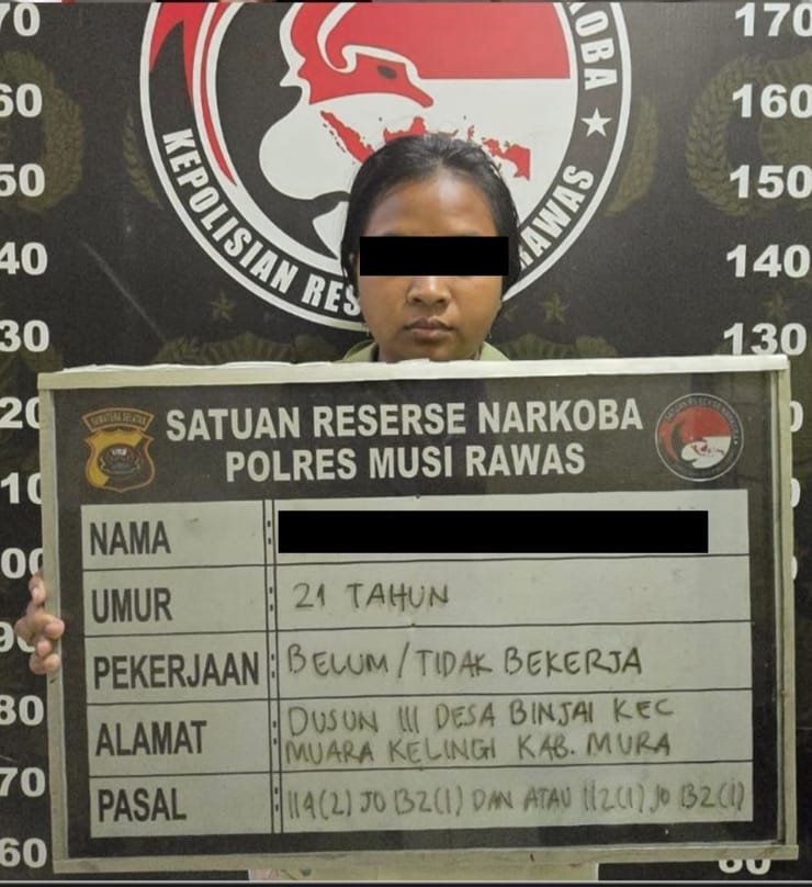 Diduga Terlibat Bisnis Haram, Satresnarkoba Polres Musi Rawas Gerebek Rumah Pasutri, Istri Tertangkap, Suami Kabur