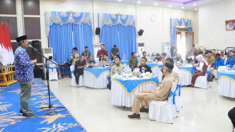 Pererat Sinergi dengan Insan Pers, Bupati Tanjab Barat Gelar Coffee Morning