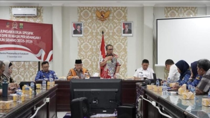 Wakil Bupati Sukabumi Terima Kunjungan Wakil DPR RI RI Komisi VIII