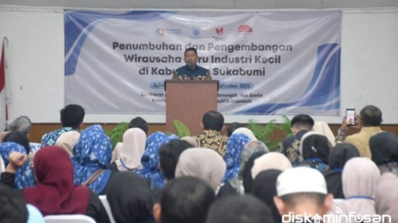 Wakil Bupati Sukabumi Tegaskan Pentingnya Inovasi Bagi UMKM agar dapat bersaing di pasar bebas