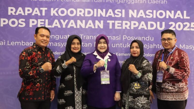 Ketua TP Posyandu Tanjab Barat Hadiri Rakornas Posyandu 2025 di Jakarta
