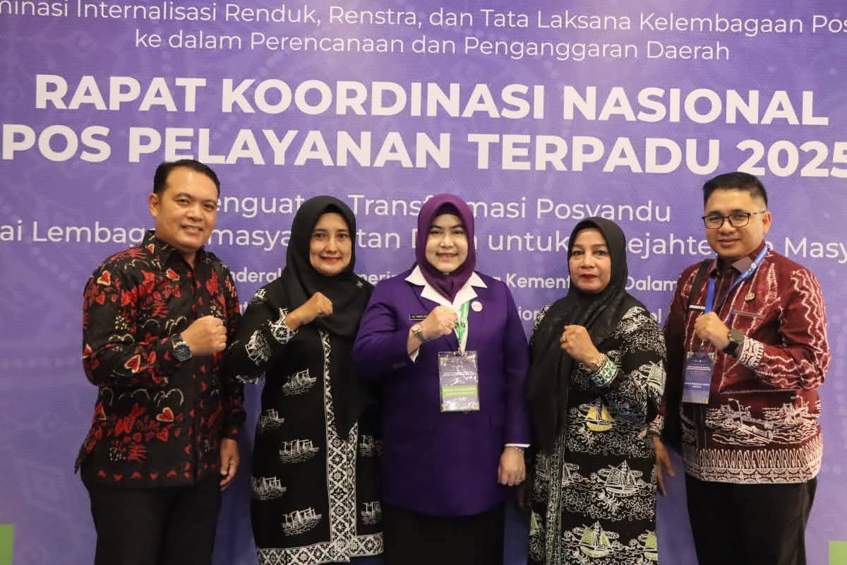 Ketua TP Posyandu Tanjab Barat Hadiri Rakornas Posyandu 2025 di Jakarta