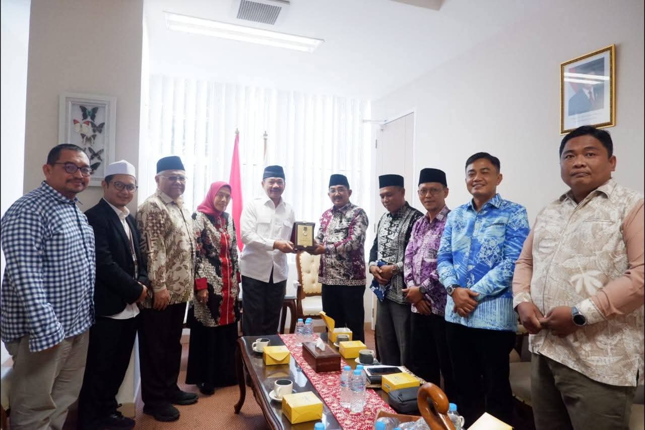 Bupati Anwar Sadat Silaturahmi ke BAZNAS Pusat, Bahas Kolaborasi Program Sosial di Tanjab Barat