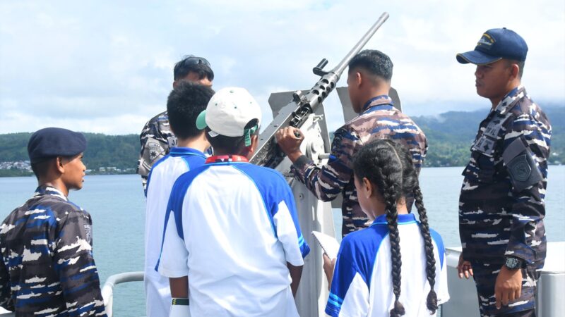 Kodaeral IX Terima Kunjunan Edukatif Siswa SMP Kalam Kudus Ambon