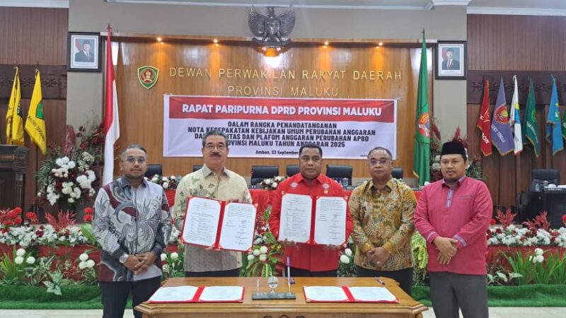 Gubernur dan Ketua DPRD Teken Nota Kesepakatan KUPA-PPAP APBD 2025