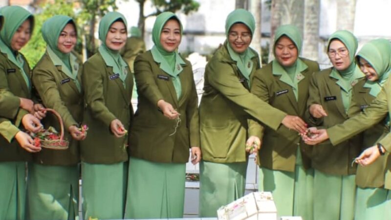 Kasdim 0406/Lubuklinggau Pimpin Upacara Ziarah Nasional HUT ke-80 TNI