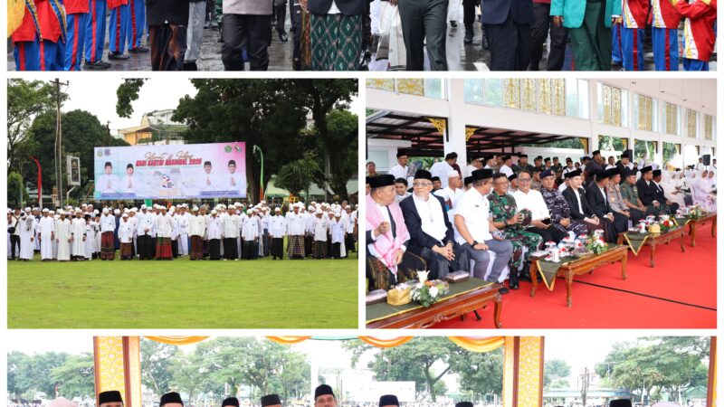 Pangdam I/BB dan Gubernur Sumut Bersama Ribuan Santri Rayakan Hari Santri di Binjai